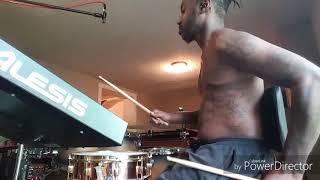 Video thumbnail for 14x4 pearl Marvin Smitty Smith sig snare demo by Darren Williams Jr the HandiDrummer