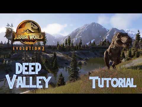 How to Build a Deep Valley in Jurassic World Evolution 2 - JWE2 Enclosure Tutorial