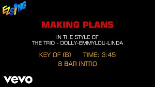Dolly Parton, Emmylou Harris &amp; Linda Ronstadt - Making Plans (Karaoke EZ Sing)