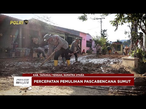 PRESISI UPDATE: BRIMOB POLRI BAGIKAN AIR BERSIH DAN BERSIHKAN AKSES JALAN DI SUMUT 03/12/25 (23.50)