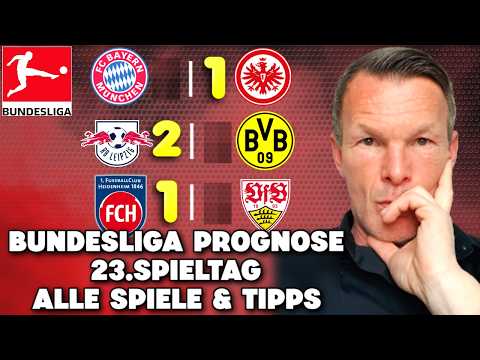 23. Spieltag Bundesliga 25/26 Prognose / Tipps / Vorschau | Bayern - Frankfurt | Leipzig - Dortmund