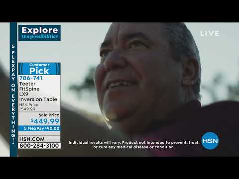 Teeter FitSpine LX9 Inversion Table with FlexTech Bed