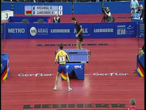 Europe Top 12: Vladimir Samsonov-Kalinikos Kreanga