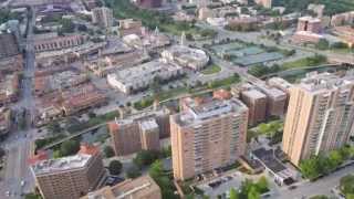 preview picture of video 'Aerial view of the Plaza in Kansas City, MO'