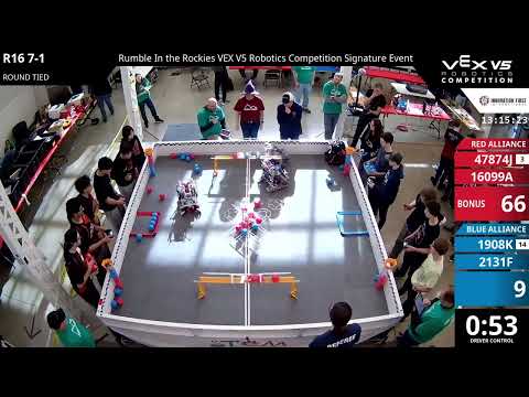 Rumble In the Rockies : Wasatch - R16 #7-1 - 47874J & 16099A vs 1908K & 2131F - Auton + Driver