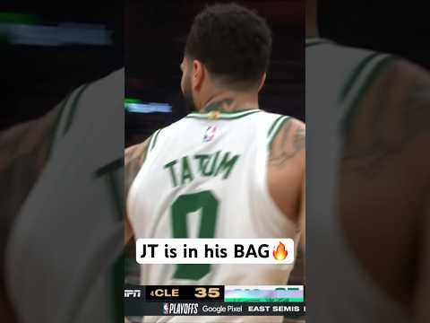 Jayson Tatum is in HIS BAG in game 2! #Shorts