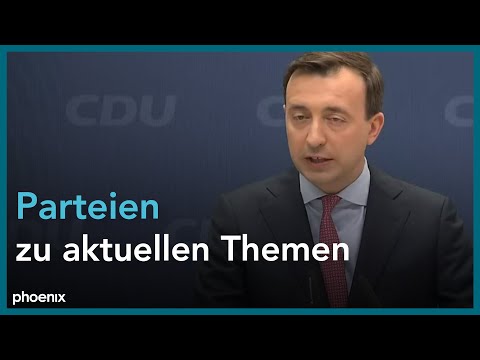 Pressekonferenzen der Parteien