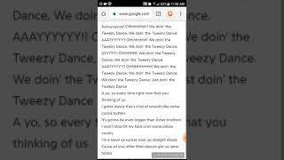 KJ 52 Tweezy Dance - Lyrics
