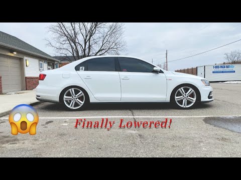 Finally Lowered! BC Coilovers For The GLI