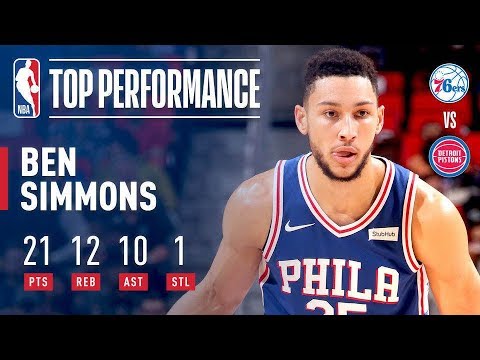 Ben Simmons Records First Career Triple Double | 21 Points, 12 Rebounds, 10 Assists