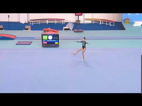 Daniela Batrova- 2020 European Juniors Gymnastics Championships- Floor Finals