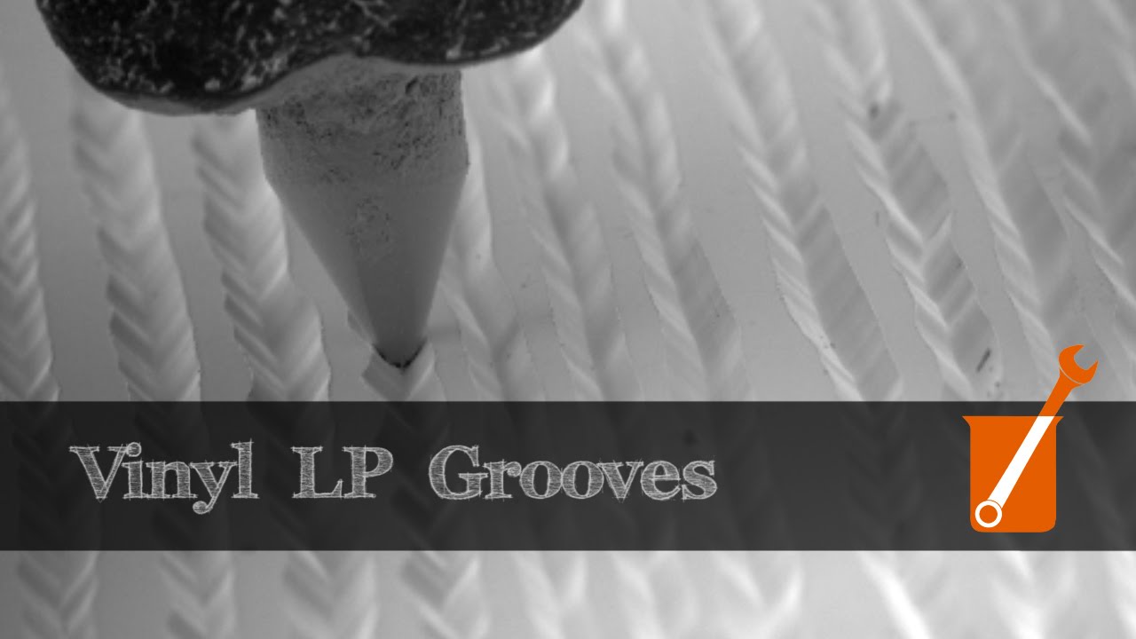Electron microscope slow-motion video of vinyl LP - YouTube