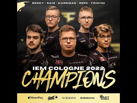 IEM Cologne 2022 - Grand Final | CHAMPIONS OF COLOGNE | Faze Clan Celebrations After Winning.