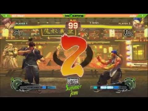Summer Jam 9 - USF4 - Top 32 - KIT Nice1 (Guy) vs Julio (Yun)