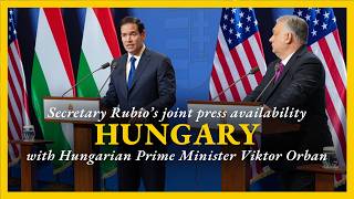  Rubio dan Orban Teken Kerja Sama Nuklir Sipil, Sepakati “Era Keemasan” Hubungan AS–Hungaria