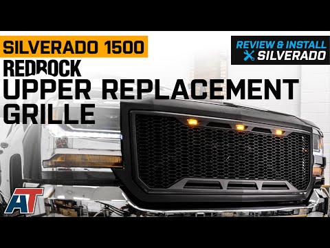 2016-2018 Silverado 1500 RedRock Baja Upper Replacement Grille Review & Install