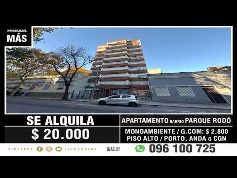 Video de YouTube - Apartamento Alquiler Parque Rodó Montevideo iMas.uy LC *