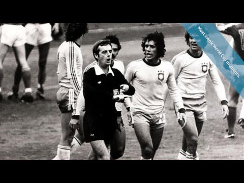 Most iconic World Cup moments. Referee Blows Final Whistle As Brazil ‘Score’, 1978