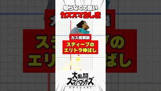 【カス技解説】スティーブのエリトラ伸ばし #スマブラsp #カススマちしき #解説