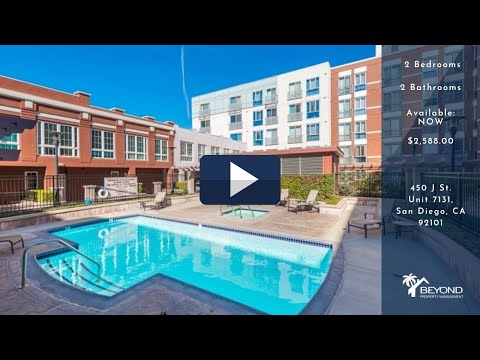 J St. 450 #7131... $2,488.00 STUNNING CONDO W/ CITY VIEWS ON TOP FLOOR OVERLOOKING 5TH AVE