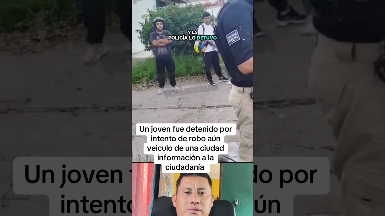 A young man was arrested for attempted robbery of a citizen's vehicle. (Information to the public)