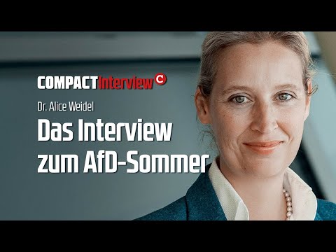Alice Weidel: The big interview about the AfD summer!