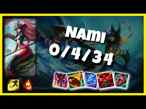 Nami vs Soraka BR Challenger SUPPORT (0/4/34) Gameplay Replay - Patch 10.23