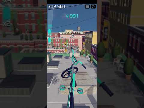 getting 1 million points by only doing barspins in touchgrind bmx 2