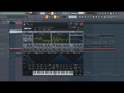 How To Brooks Style Bassline In Serum | When You're Gone Remake