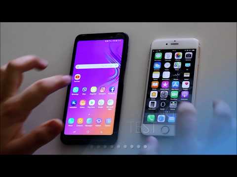 Samsung Galaxy A7 2018 vs iPhone 6s web browsing speed test