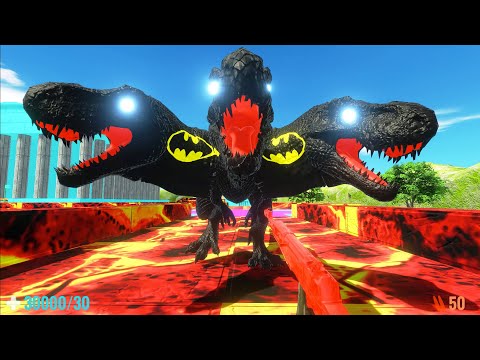 FPS AVATAR ANCIENT DEATH RUN with ALL WEAPONS & HP BAR - Animal Revolt Battle Simulator ARBS