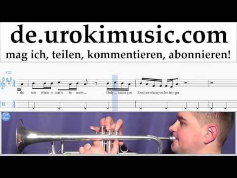 Trompete Lernen Passenger Let Her Go Teil#2 Trompetenunterricht Noten Schule Lied Lehrer Klasse