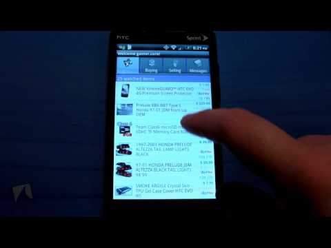 Pocket Auctions for eBay by Bonfire Media, Inc. | Droidshark.com Video Review for Android