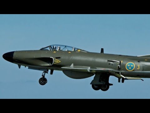 SAAB 1150 J 32E Lansen Fighter aircraft type 32 two 