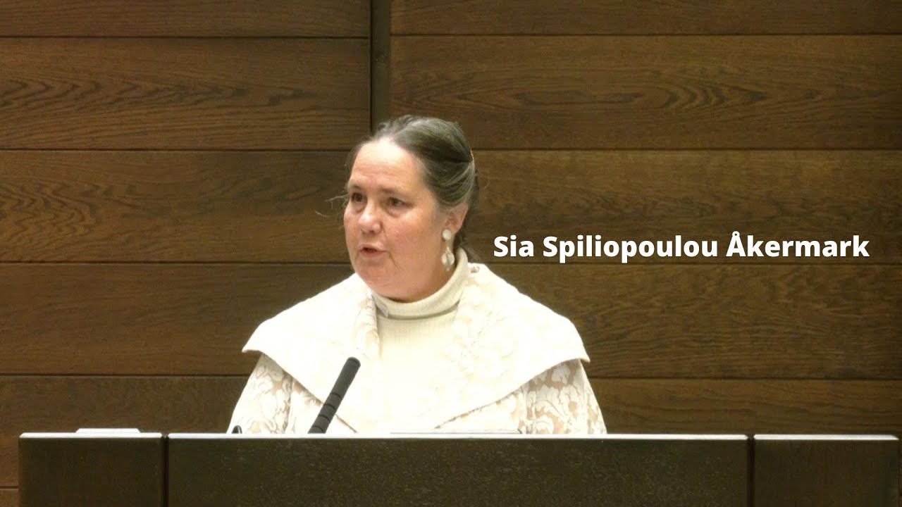 Sia Spiliopoulou Åkermark - Speech from the demilitarisation seminar held by the Parliament of Åland