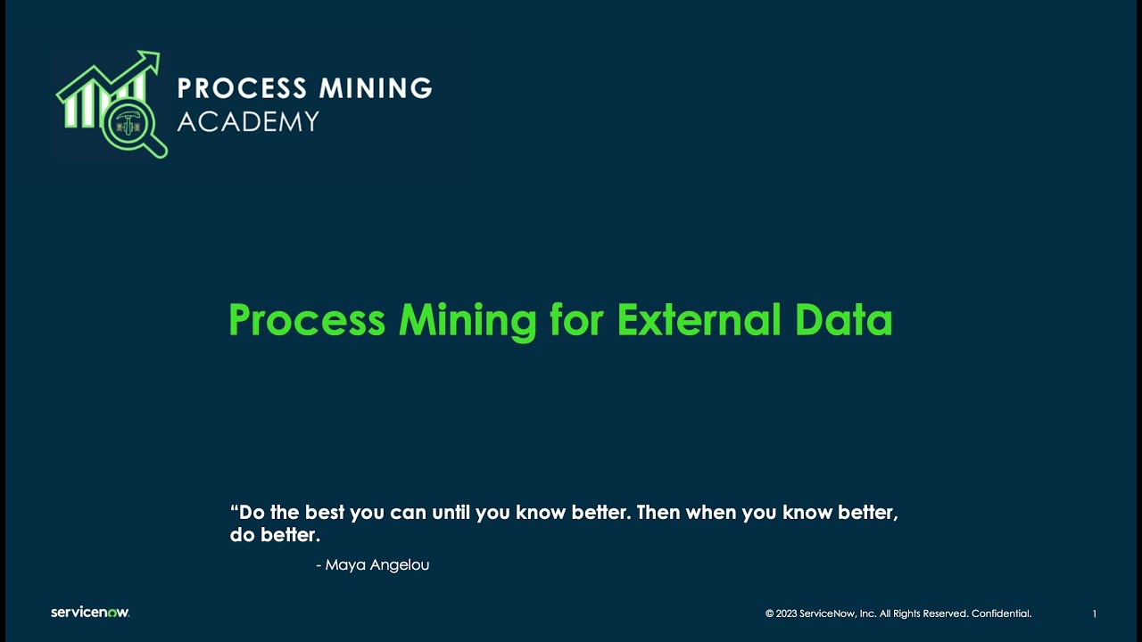 Process Mining Academy - Process Mining for External Data