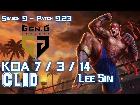 Gen Clid LEE SIN vs TALIYAH Jungle - Patch 9.23 KR Ranked