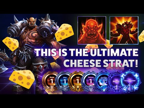 Garrosh Taunt - THIS IS THE ULTIMATE CHEESE STRAT! - Hardstuck Bronze 5 Adventures 2022