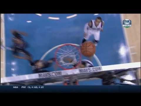 JJ Barea Attempted Tip Dunk @ Dallas