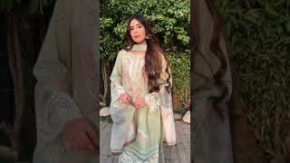 Pistachio Green Embroidered Lawn Suit - Video 1