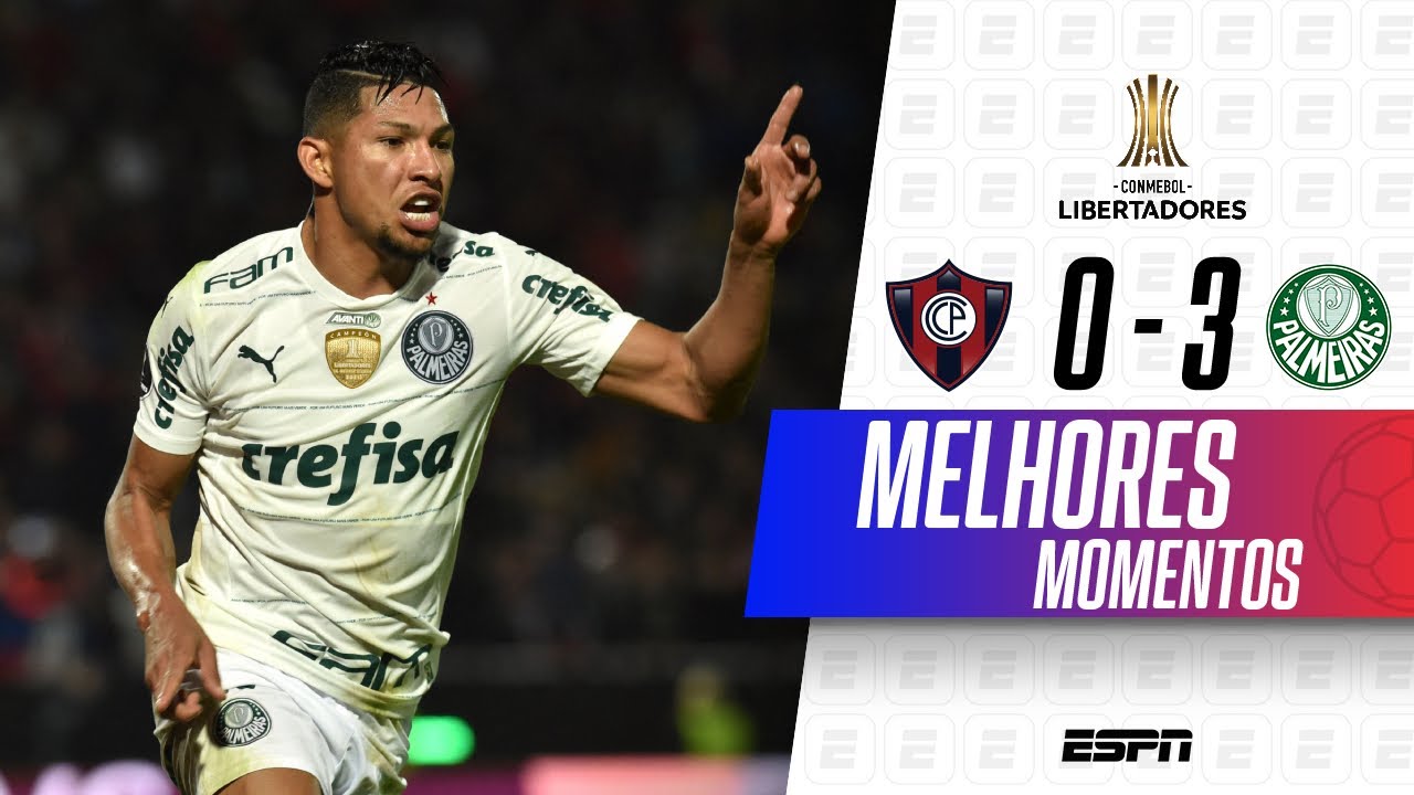 RONY BRILHA, FAZ DOIS, E PALMEIRAS VENCE O CERRO PORTEÑO NA LIBERTADORES | Melhores Momentos