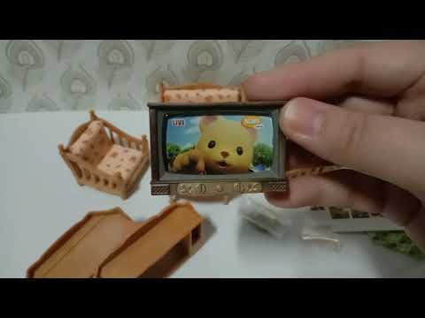 SYLVANIAN FAMILIES Svetainės baldai video