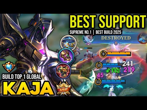 KAJA BEST BUILD 2025 | BUILD TOP 1 GLOBAL KAJA GAMEPLAY | MOBILE LEGENDS✓