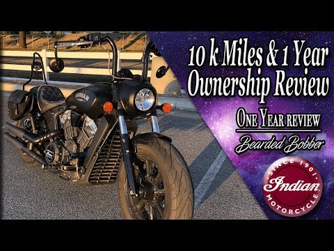 10,000 mile and 1 year review with the Indian Scout Bobber