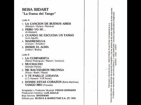 Beba Bidart, La Dama Del Tango