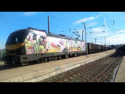 Comboios em Vilar Formoso - 11out21