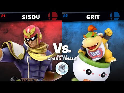 UWU 64 [Grand Finals] - Sisou (Captain Falcon) vs Grit (Bowser Jr.)