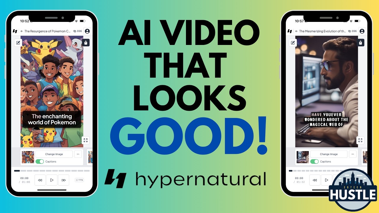 Hypernatural:  AI Videos For Social That Actually Look GOOD!