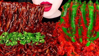 Download lagu ASMR BLACK BEAN NOODLES, SPICY KOREAM KIMCHI RECIPE 직접만든 고추김치, 짜장라면CUCUMBER PEPPER EATING SOUNDS김치먹방 mp3