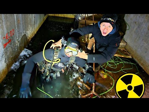 ✅Immersioni subacquee sotto il reattore di Chernobyl 😱Bunker allagato sotto la centrale nucleare ☢☢☢